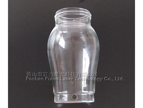 Glass bottle laser drilling